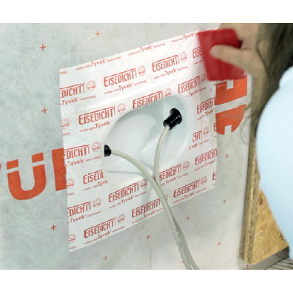 SD-Einbau-05 Luftdichtmanschette SteckdosenDicht für 3er Unterputz Elektro Dosen Elektroinstallation