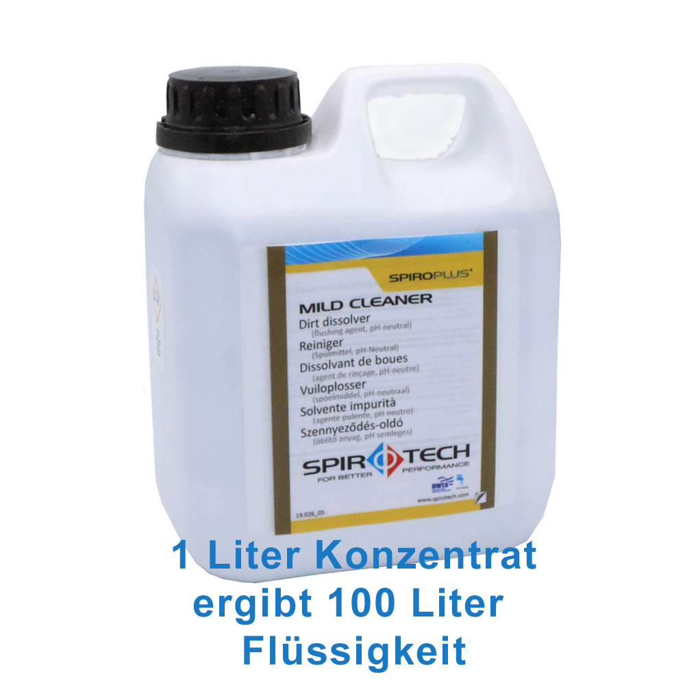 1 Liter SpiroPlus Mild Cleaner - Heizungsanlagen Reiniger Solaranlage Heizungsreiniger Konzentrat