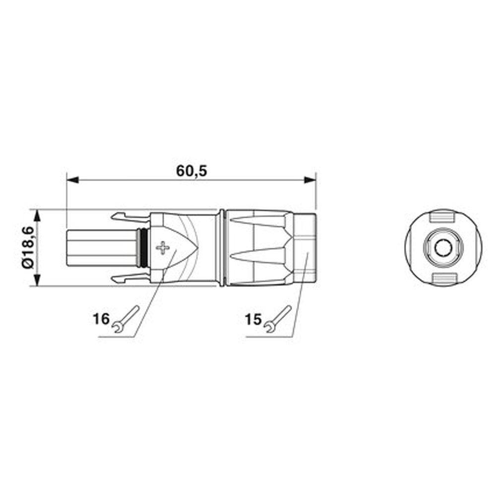 FJPG-B408-01 Phoenix Contact SUNCLIX PV-Steckverbinder – Buchse für 2,5–6 mm² Solarkabel – werkzeuglose Montage - 0% MwSt