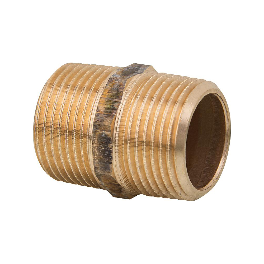 nippel_1_1 Rotguss Doppelnippel 3/4"