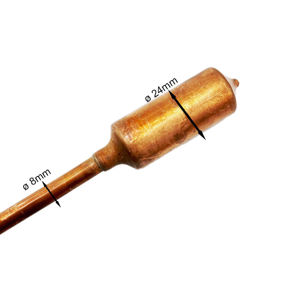 HP24-02 Ersatz Heatpipe Ø 24mm Kopf für Eurotherm-Solar-PRO