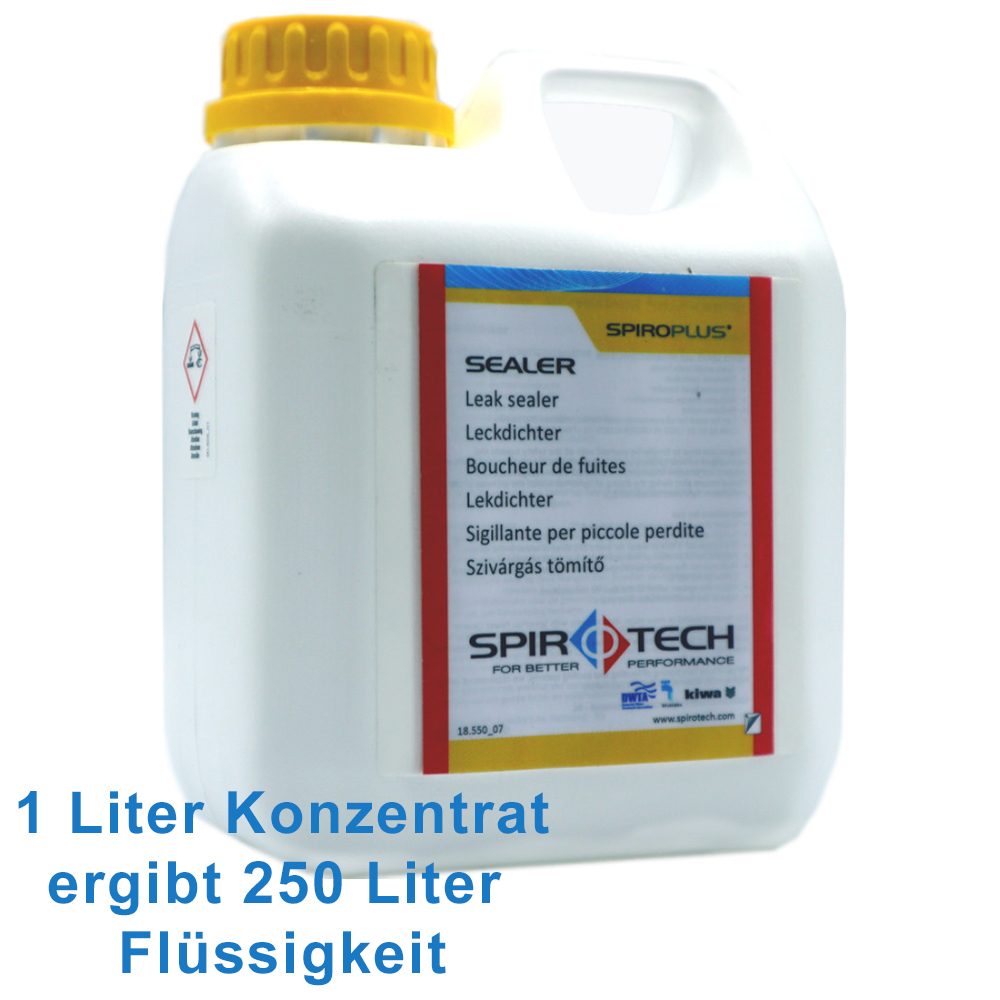 1 Liter SpiroPlus Sealer Flüssigdichtmittel Dichtmittel Solar Leckage Konzentrat