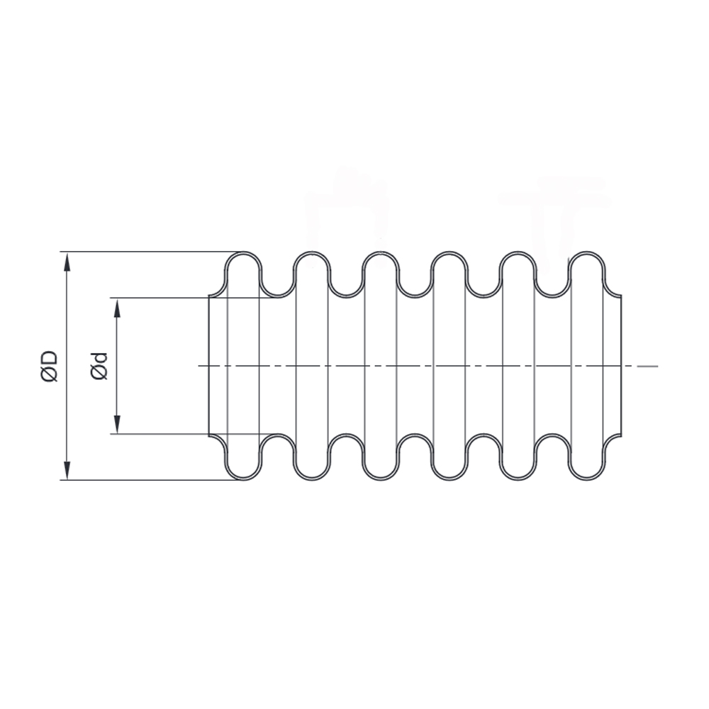 DN12 - DN32 Edelstahlwellrohr Solarrohr Wellrohr Solarleitung Heizung Meterware