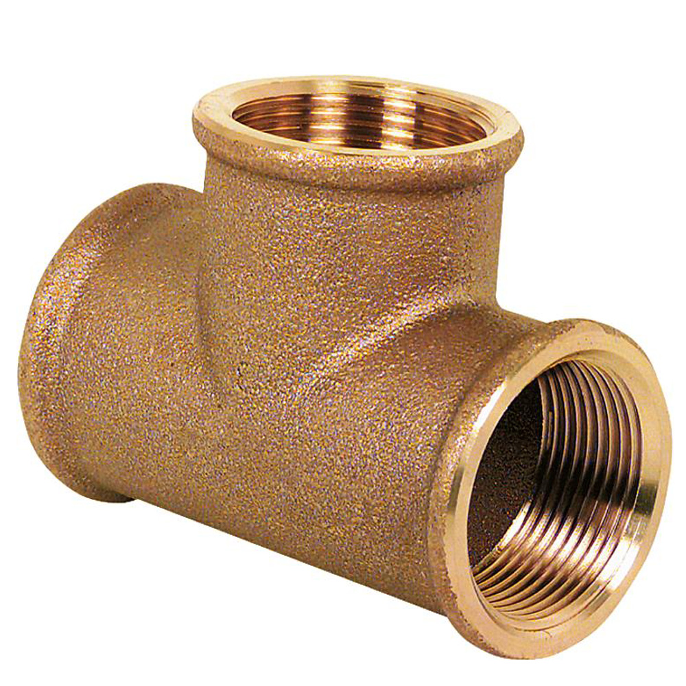 9020970-01 Rotguss T-Stück IG 1/4" bis 2" DN8 bis DN50 Typ 3130 Gewindefitting