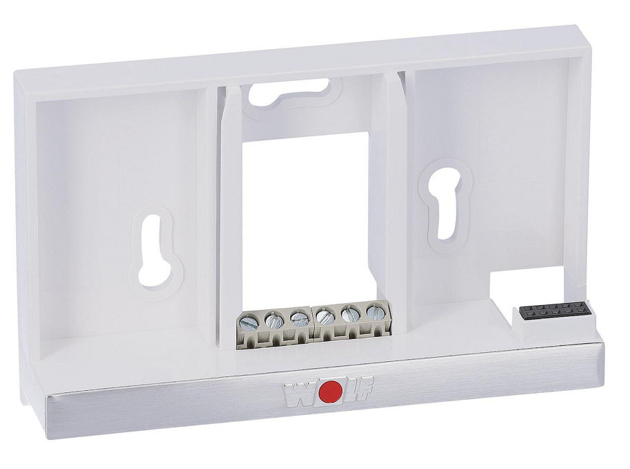 Wolf Wandsockel für BM-2 Bedienmodul, weiß Wolf Wandsockel für BM-2 Bedienmodul, weiß
