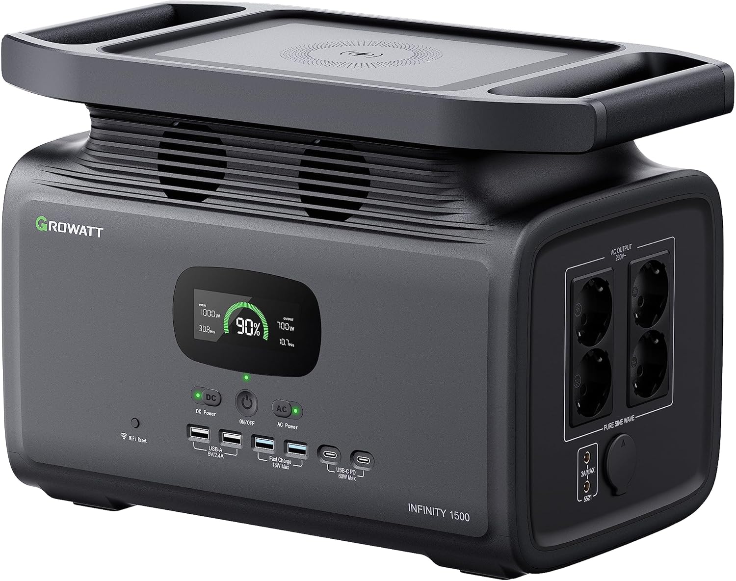 Growatt INFINITY 1500 Tragbare Powerstation 1512Wh 2000W Growatt INFINITY 1500 Tragbare Powerstation 1512Wh 2000W