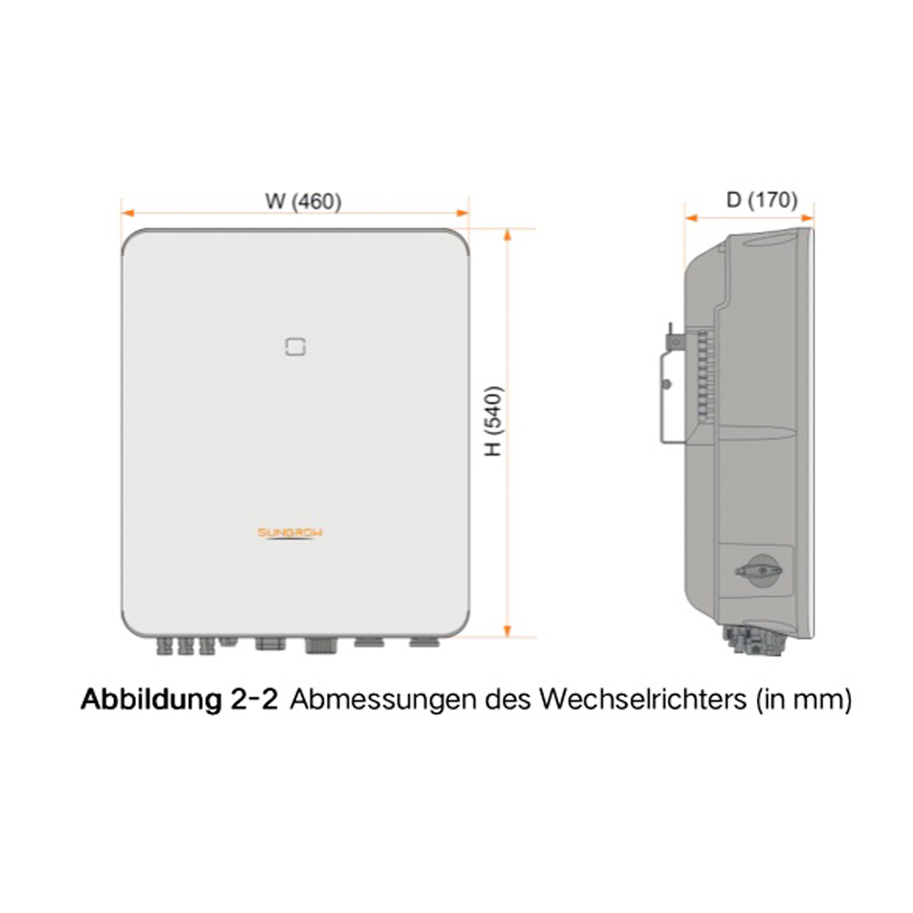 Sungrow SH8RT Hybrid Wechselrichter