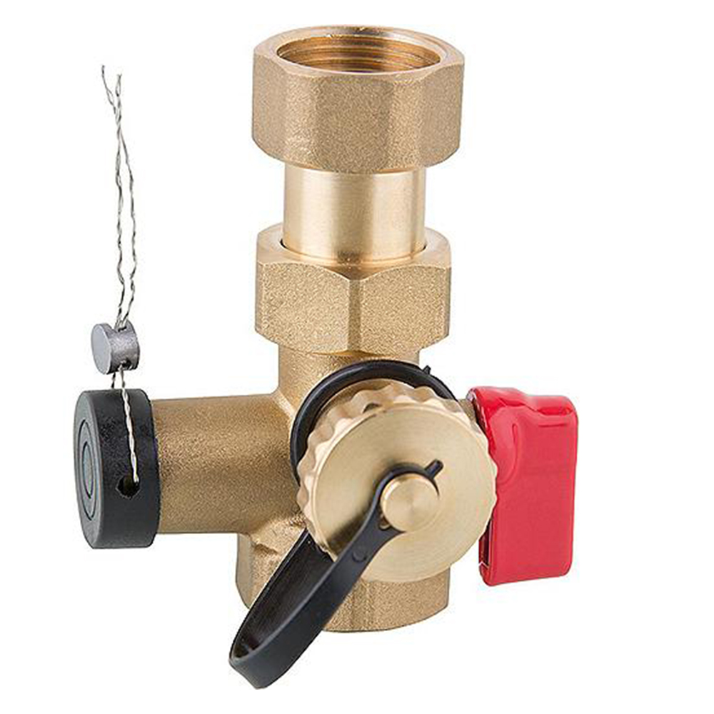3/4" DN20 Kappenventil mit KFE-Hahn Absperrventil Entleerungsventil Wartungsventil 3/4" DN20 Kappenventil mit KFE-Hahn Absperrventil Entleerungsventil Wartungsventil