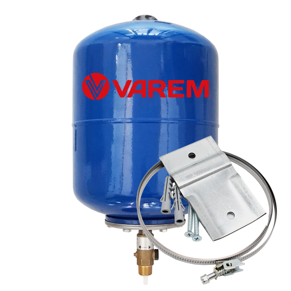 INTERVAREM LS 8L – 12L DVGW Ausdehnungsgefäß + Wandhalterung für Trinkwasser Brauchwasser INTERVAREM LS 8L – 12L DVGW Ausdehnungsgefäß + Wandhalterung für Trinkwasser Brauchwasser