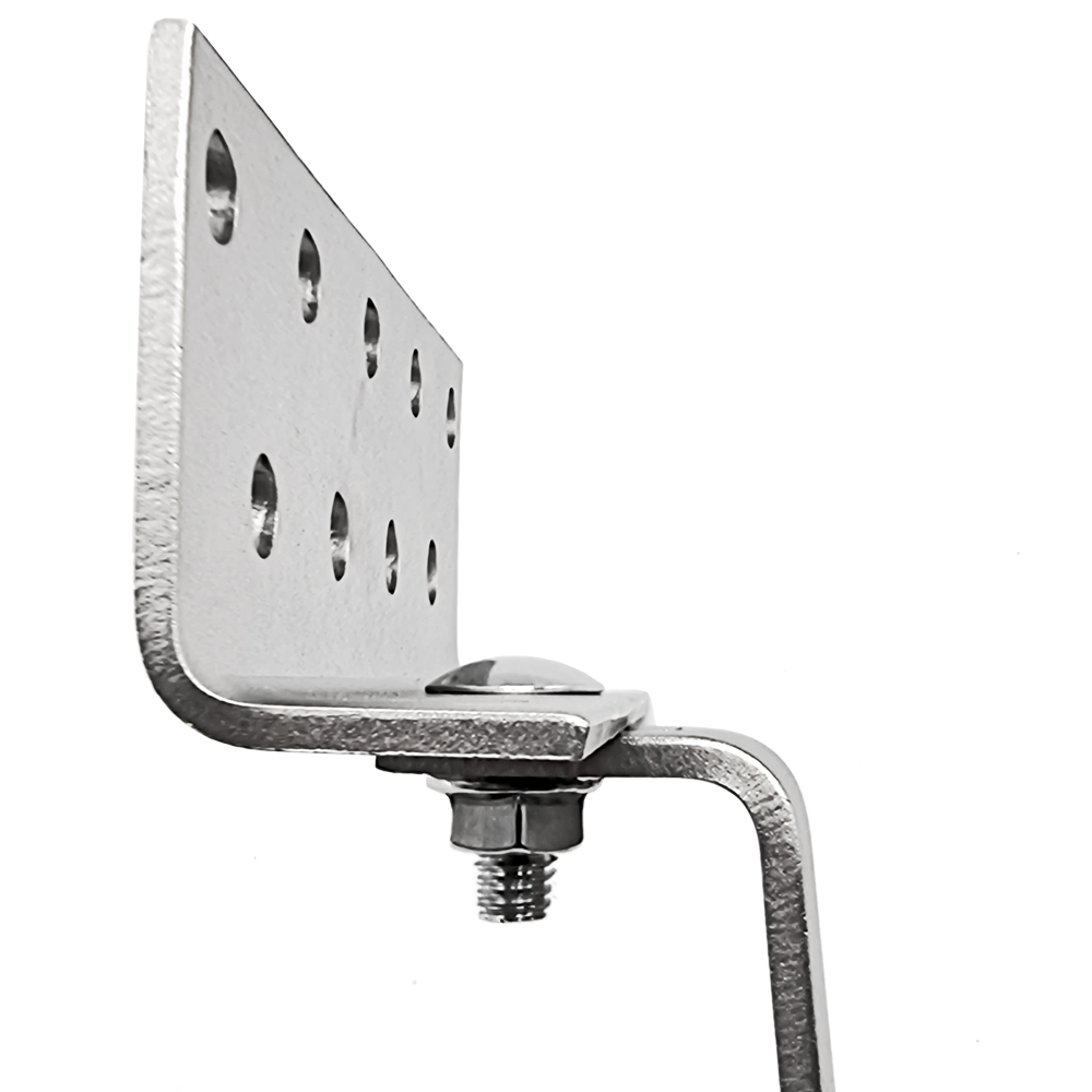 4600-003 Dachhaken Edelstahl 3-fach verstellbar für Dachsteine, Dachziegel und Dachpfannen