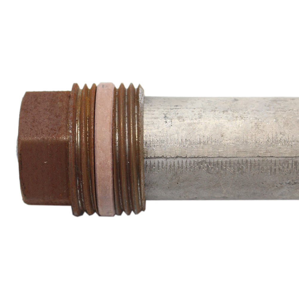 Magnesiumanode 900 x Ø26 mm, DN25 1" Opferanode Schutzanode