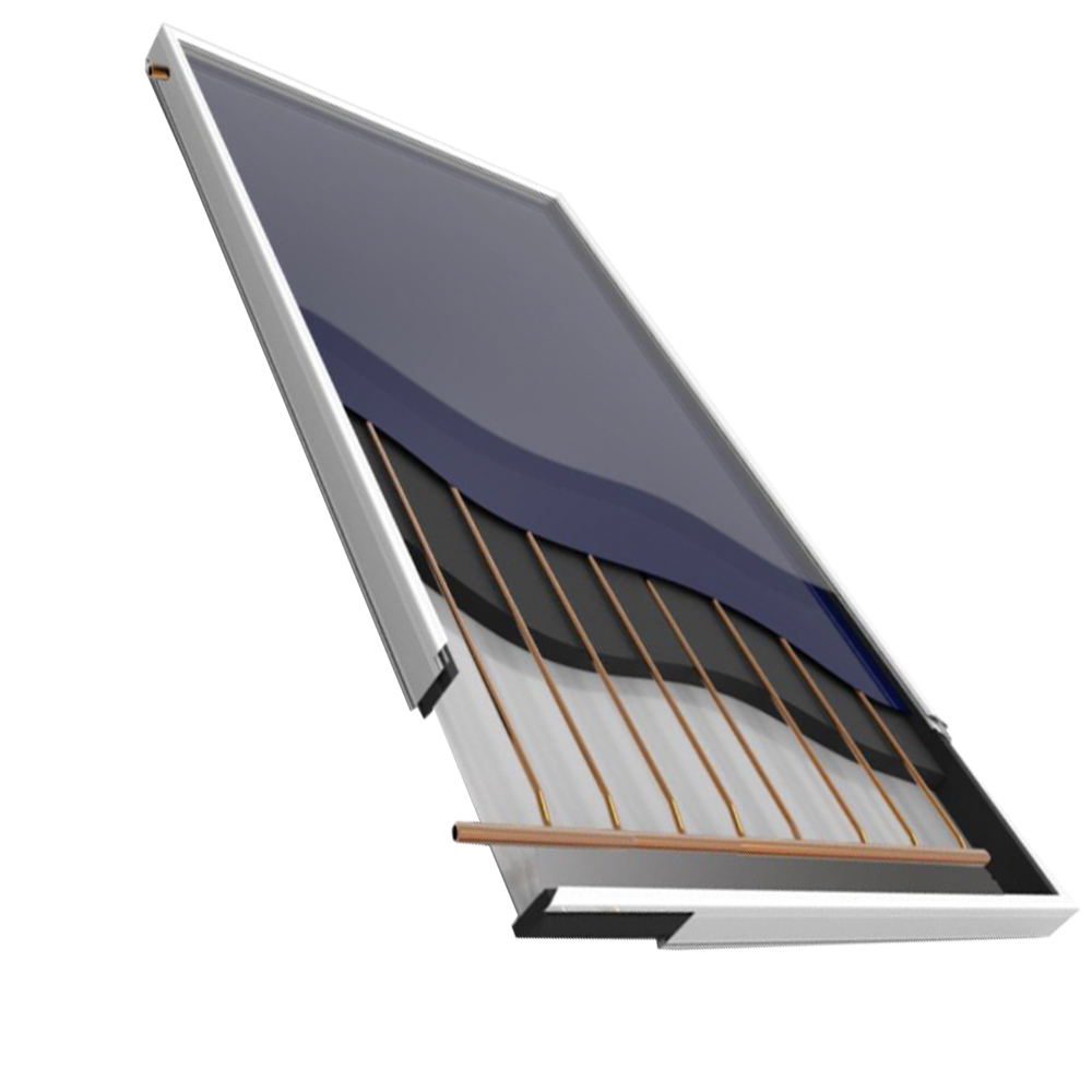 Linuo-039WwMDoPr3IZG3 Flachkollektor - Brauchwasser Paket 6,00m² – 300 Liter Speicher (BW-6.300)