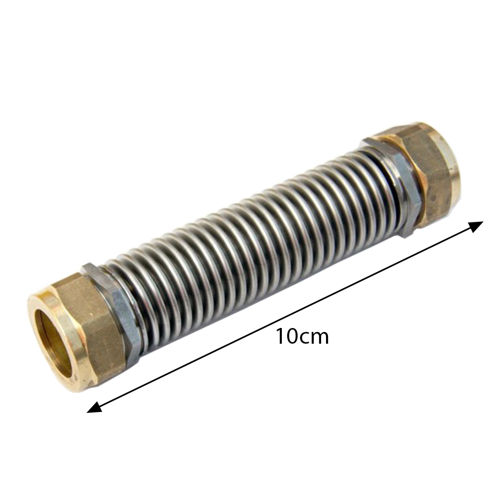 4605_02 Kompensator Kollektorkopplung Kollektorverbinder 22x22mm Klemmringverschraubung Kollektorverbinder
