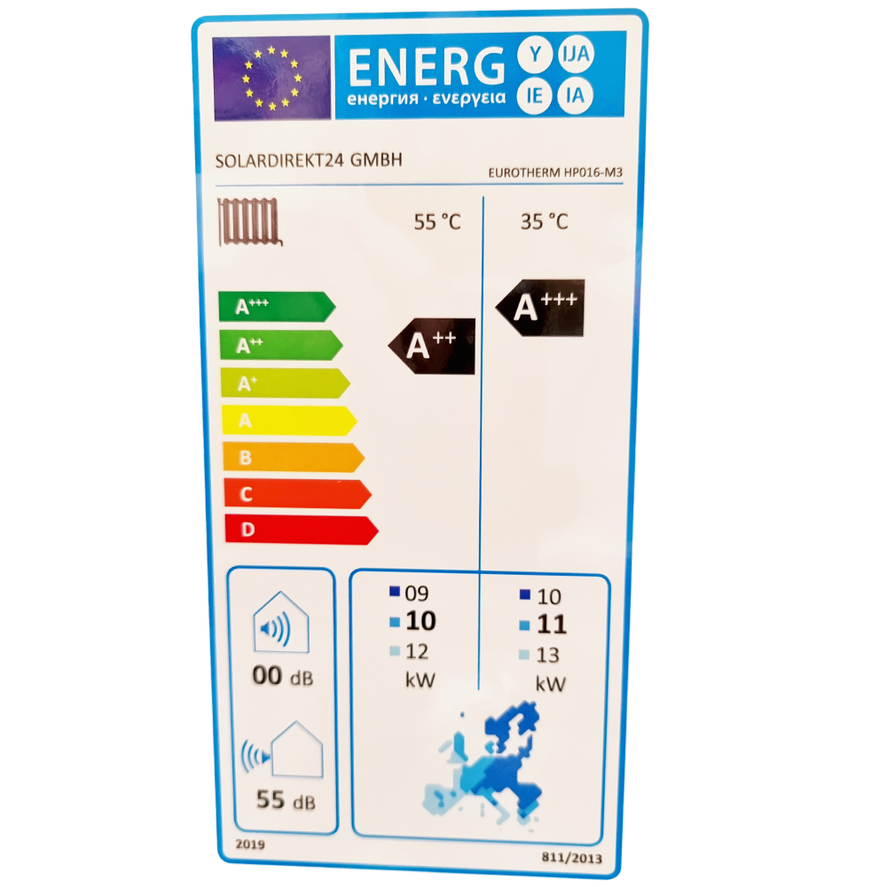 16,5 KW Luft- Wasser Wärmepumpe Monoblock Eurotherm HP016 – M2