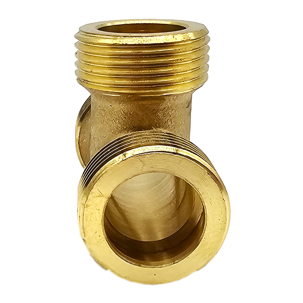 Messingfitting T-Stück flachdichtend 1/2" 3/4" 1" 1 1/4" - Trinkwasser geeignet - Heizungs- & Solaranlagen