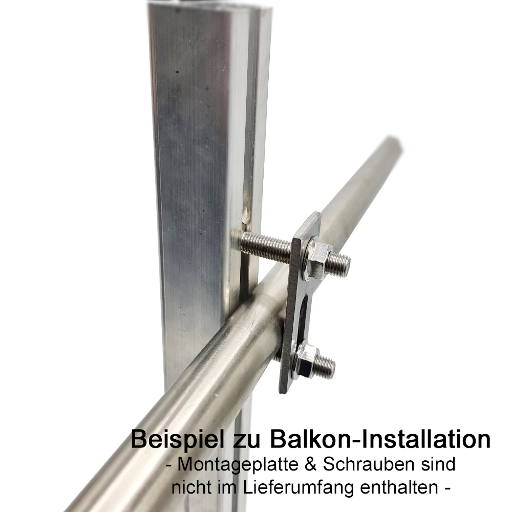 Balkonkraftwerk 2x 415Wp Solarmodule + 2x 350W Wechselrichter VDE 4105 - 0% MwSt.