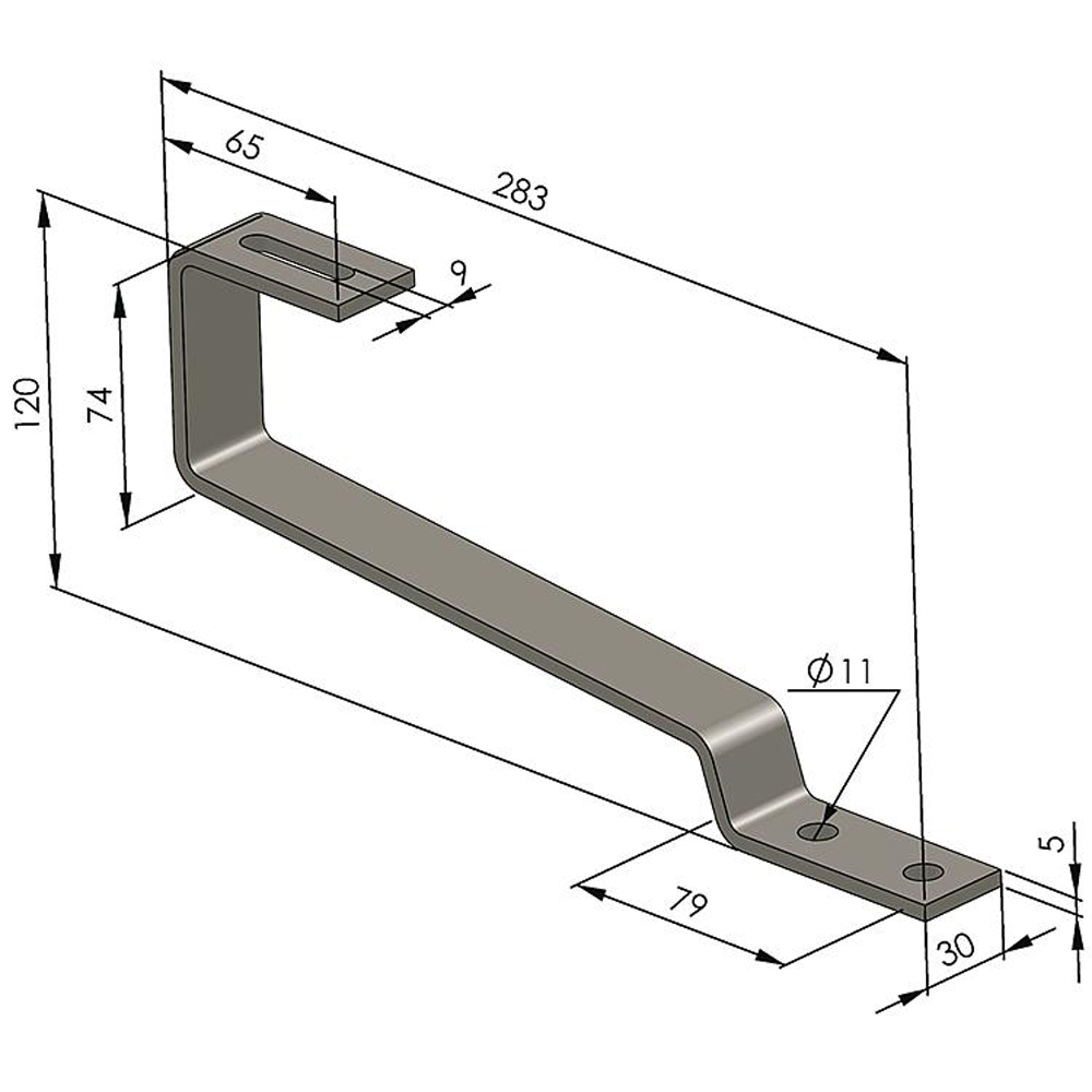 Aufdach Montagesystem Eurotherm Solar PRO 30R - Biberschwanz