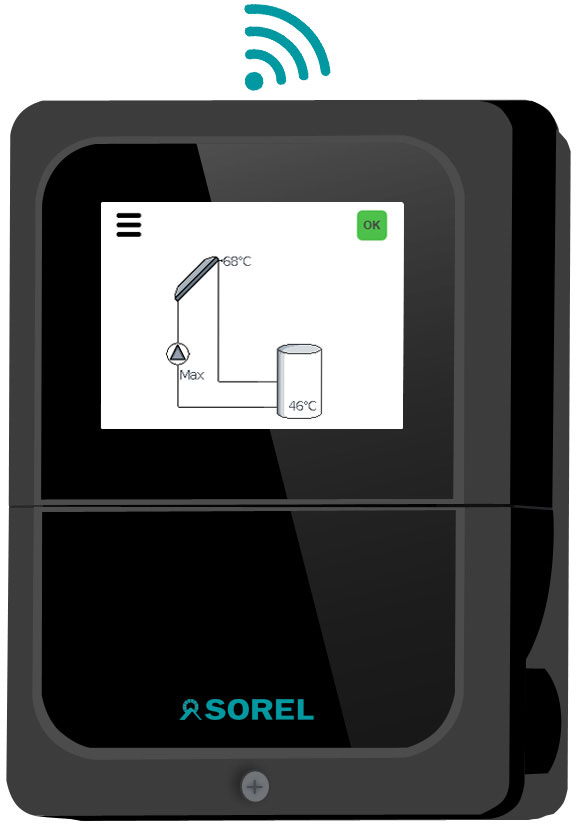 SOREL Solarsteuerung Solarregler Temperaturdifferenzsteuerung TDC SMART BASIC (ohne Fühler)