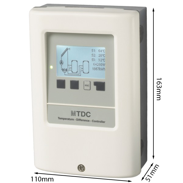 16005mf_02 SOREL Solarsteuerung Solarregler Temperaturdifferenzsteuerung MTDC V5 (ohne Fühler)