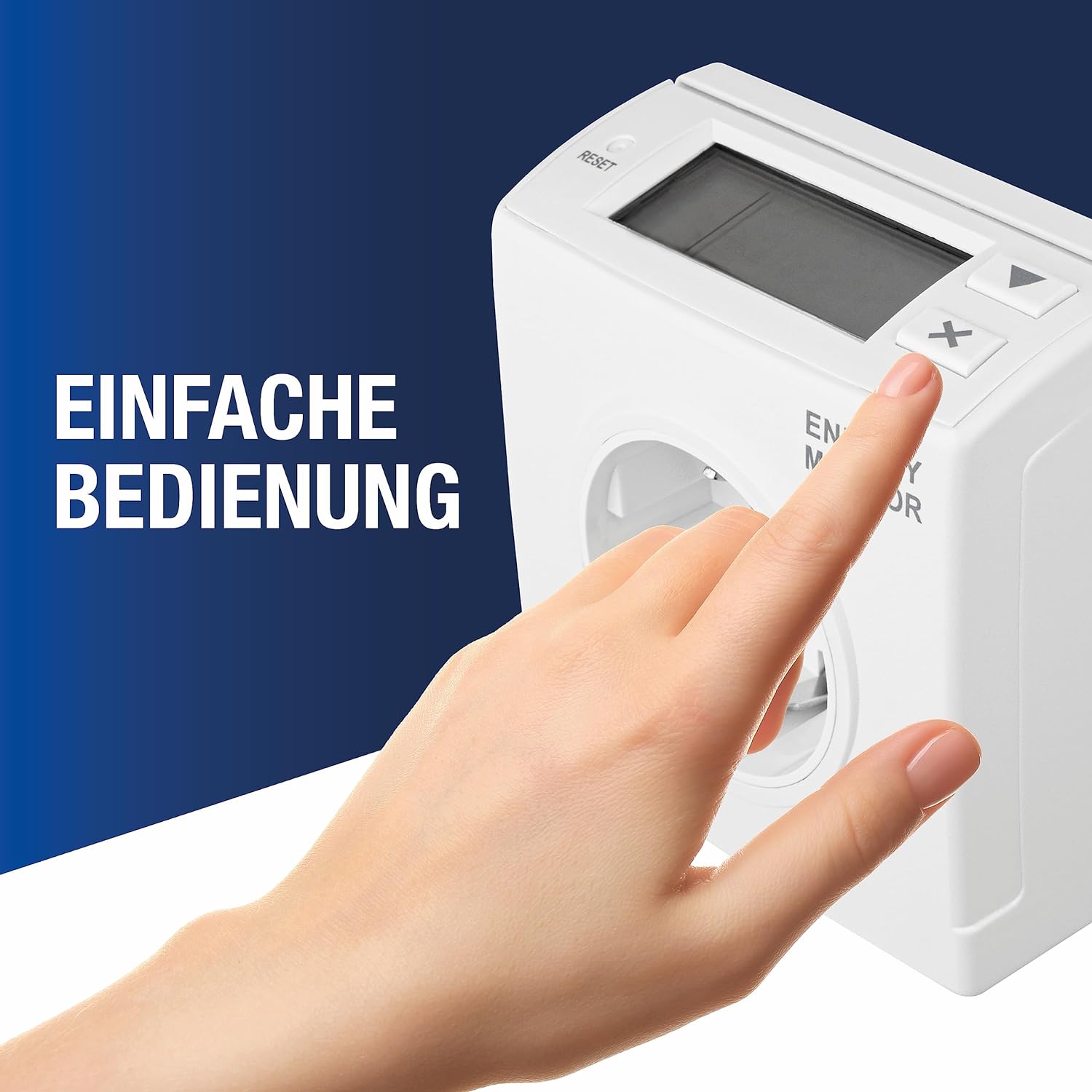 REV-05 REV Stromzähler für Steckdose - Ausgezeichnet von Stiftung Warentest mit Note 1,7