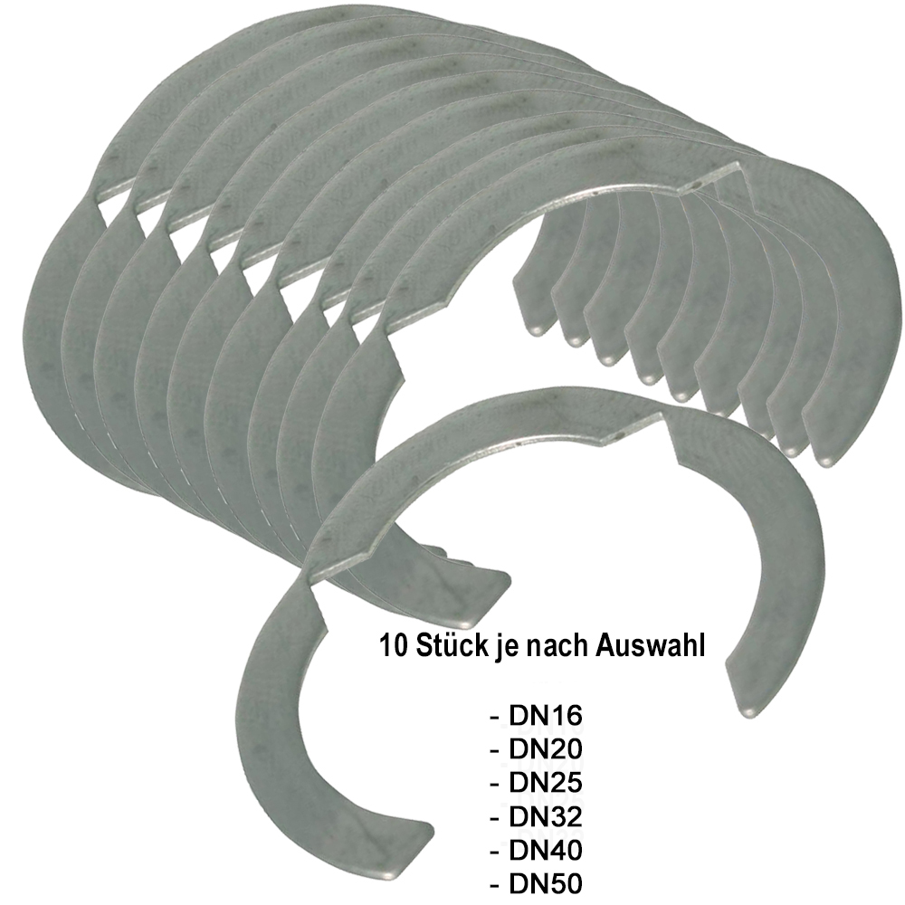 10 Stück Segmentringe Einlegering DN16 bis DN50 Wellrohrinstallation 10 Stück Segmentringe Einlegering DN16 bis DN50 Wellrohrinstallation