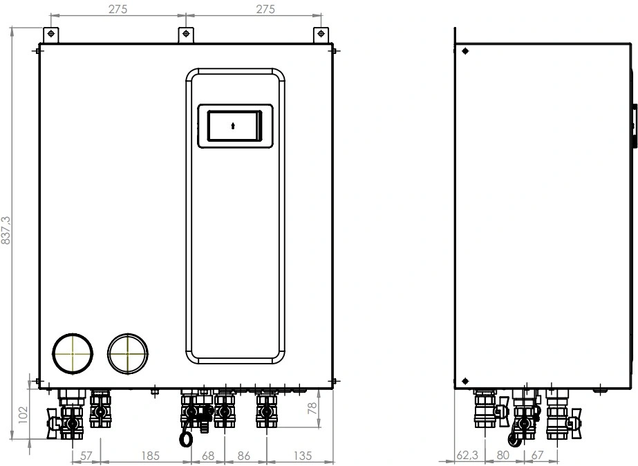 Sunex Hydra Box M EVI 4 kW – Intelligentes Hydraulikmodul für Sunex Wärmepumpe NEXUS M EVI
