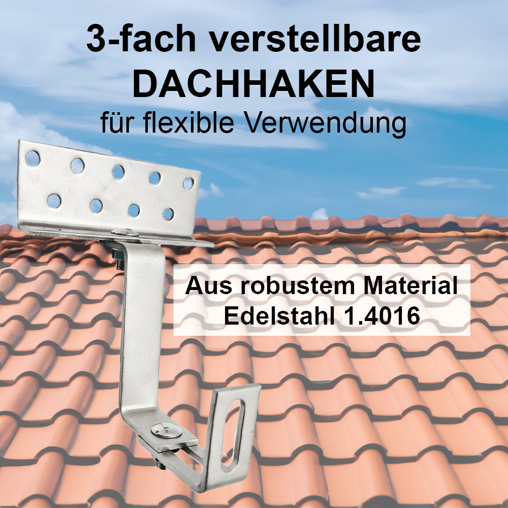 4600-Hintergrund01 Dachhaken Edelstahl 3-fach verstellbar für Dachsteine, Dachziegel und Dachpfannen - 0% MwSt.