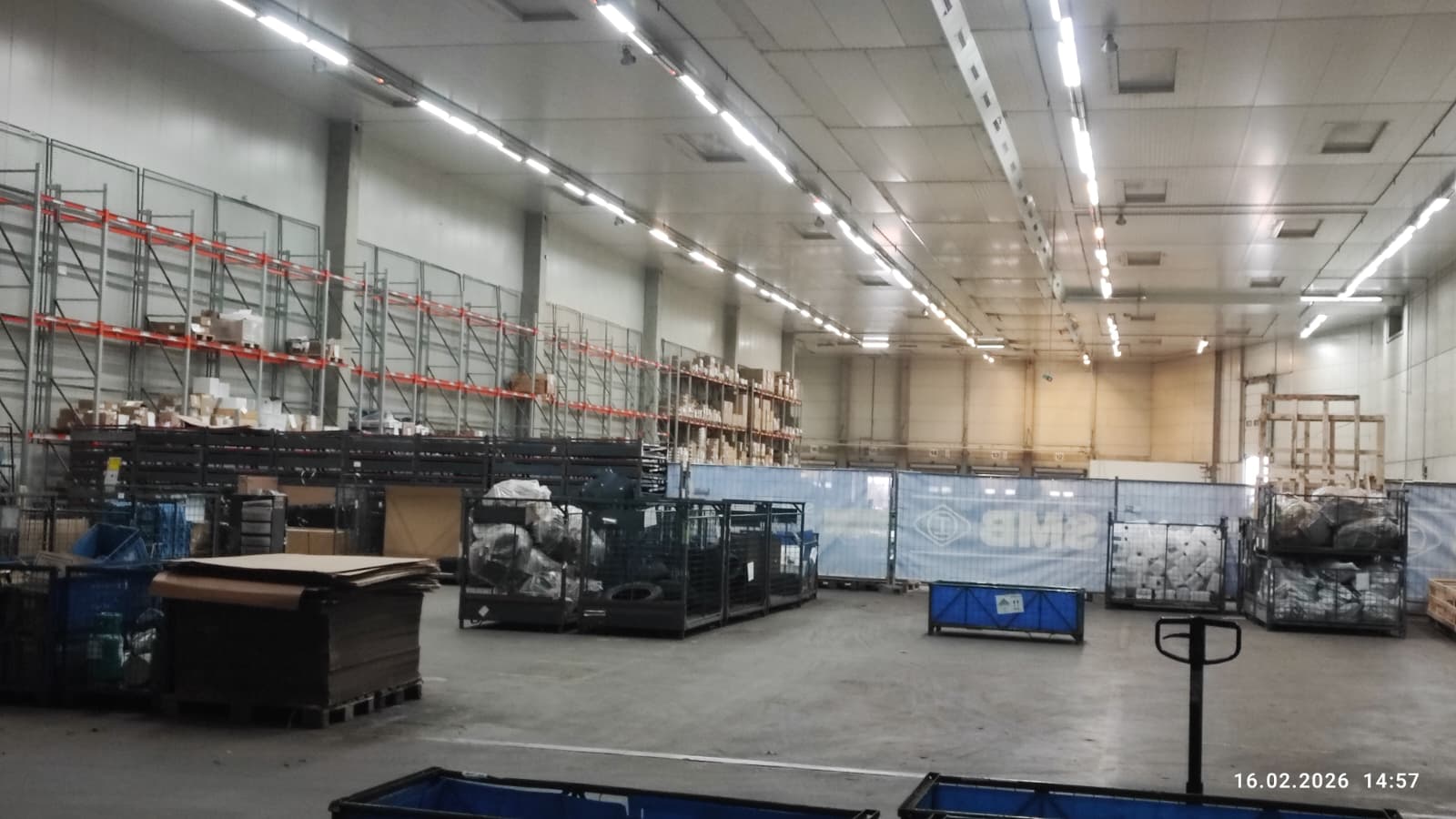 SSI SCHÄFER PR 600 Palettenregal – Grundfeld H 6300 mm, 3 Traversen, Feldlast 9.900 kg