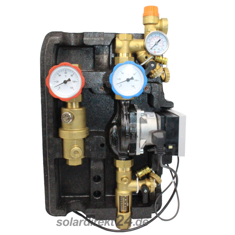 7300HE-03 2-Strang Solarstation Pumpenstation bis 12 Liter