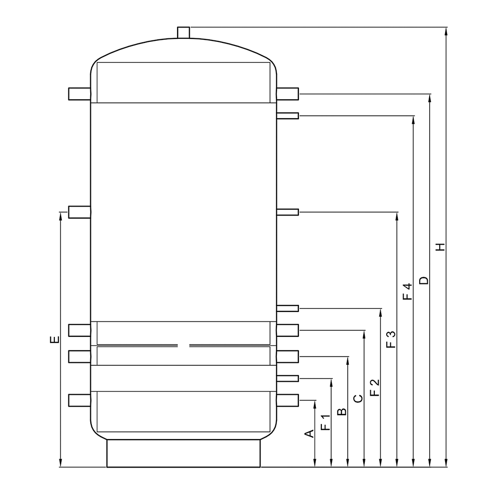 TWL Wärmepumpen-Schichtspeicher mit Schichtleitkrempe® – Effiziente Warmwasser- & Heizungsunterstützung