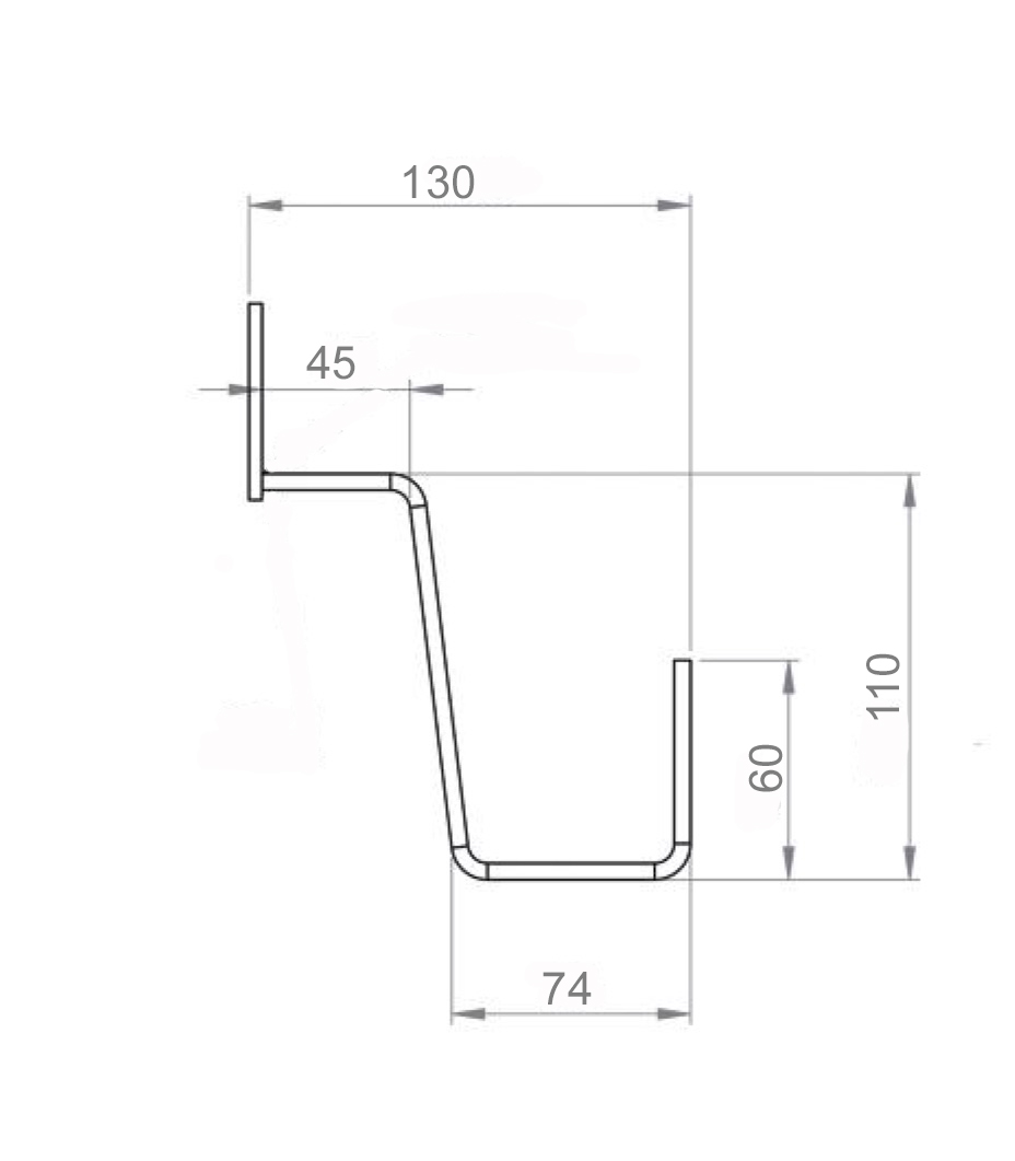 Dachhaken für Dachsteine, Dachziegel, Dachpfannen