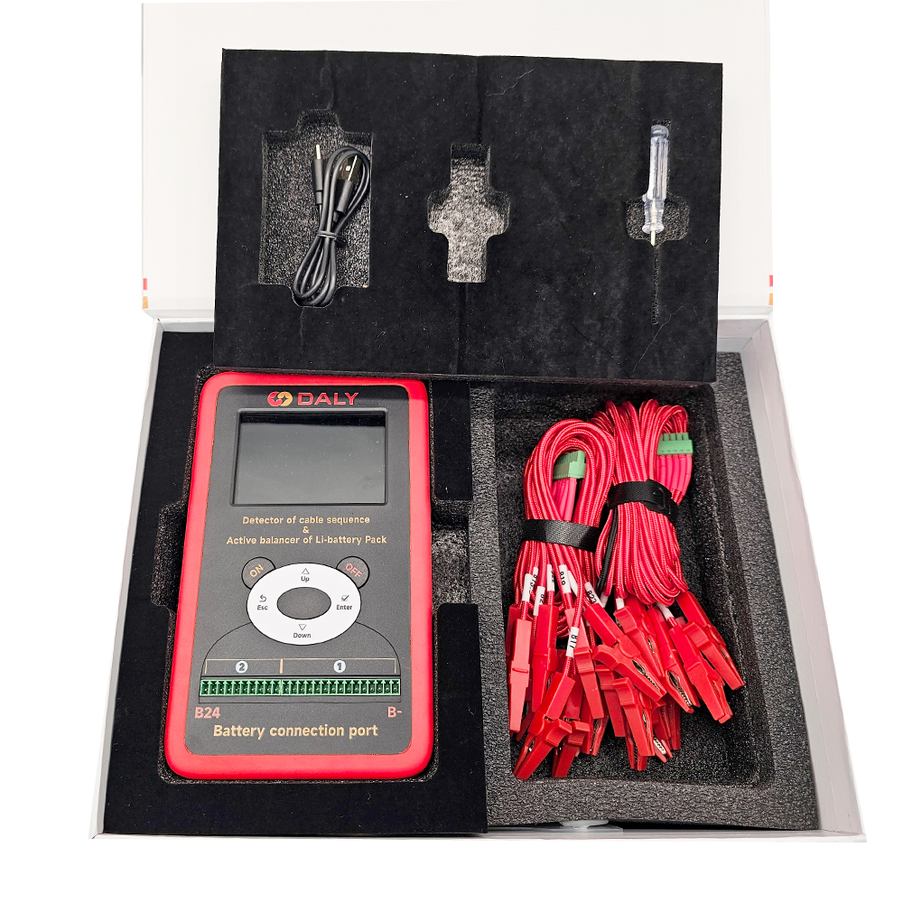 DALY BMS – Battery Management System für Lithium-Batterien 3S–24S mit 10A Active Balancer
