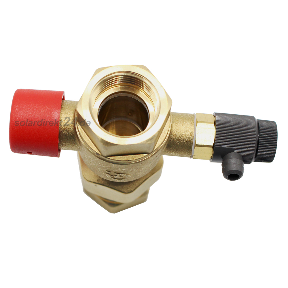 9002020-04 Caleffi Kappenventil 3/4 oder 1 Zoll Absperrventil Entleerungsventil Wartungsventil