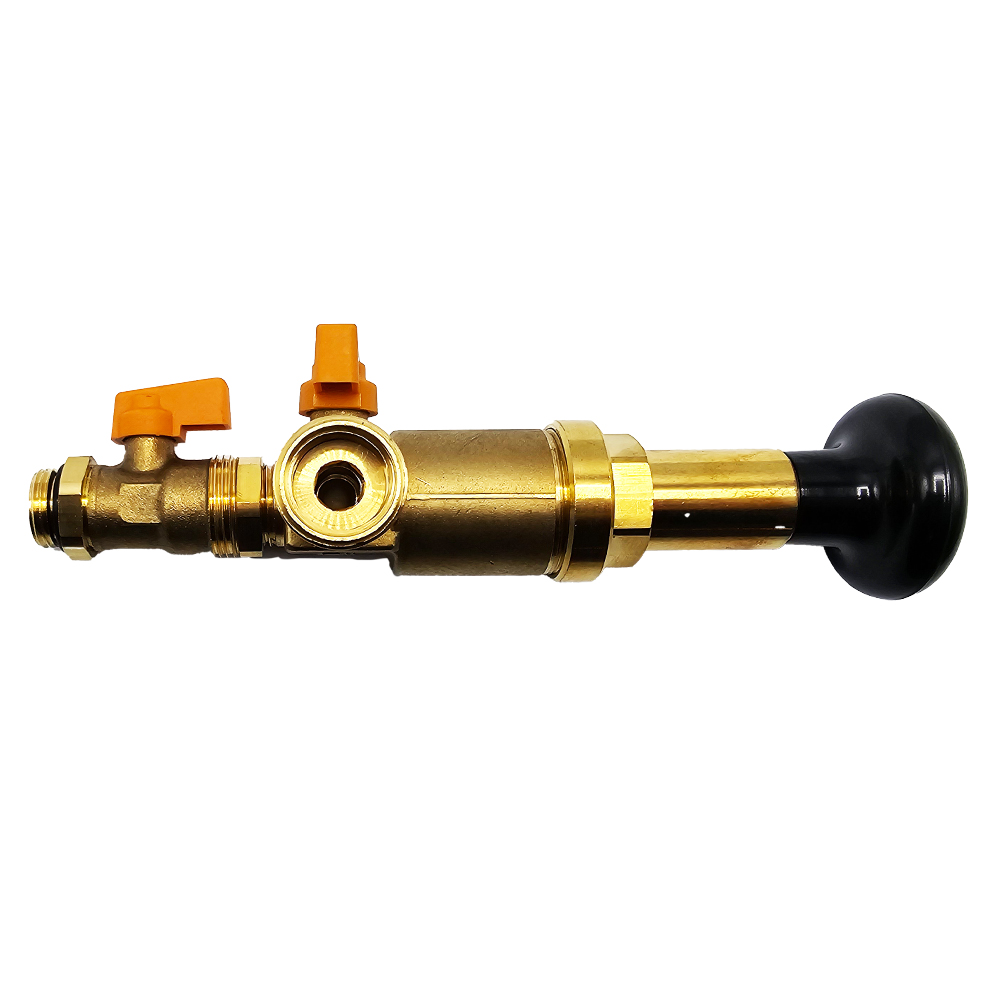 28000540-03 Resol Handfüll- und Impfpumpe mit KFE-Hahn Befüllpumpe Handbefüllpumpe Kolbenpumpe