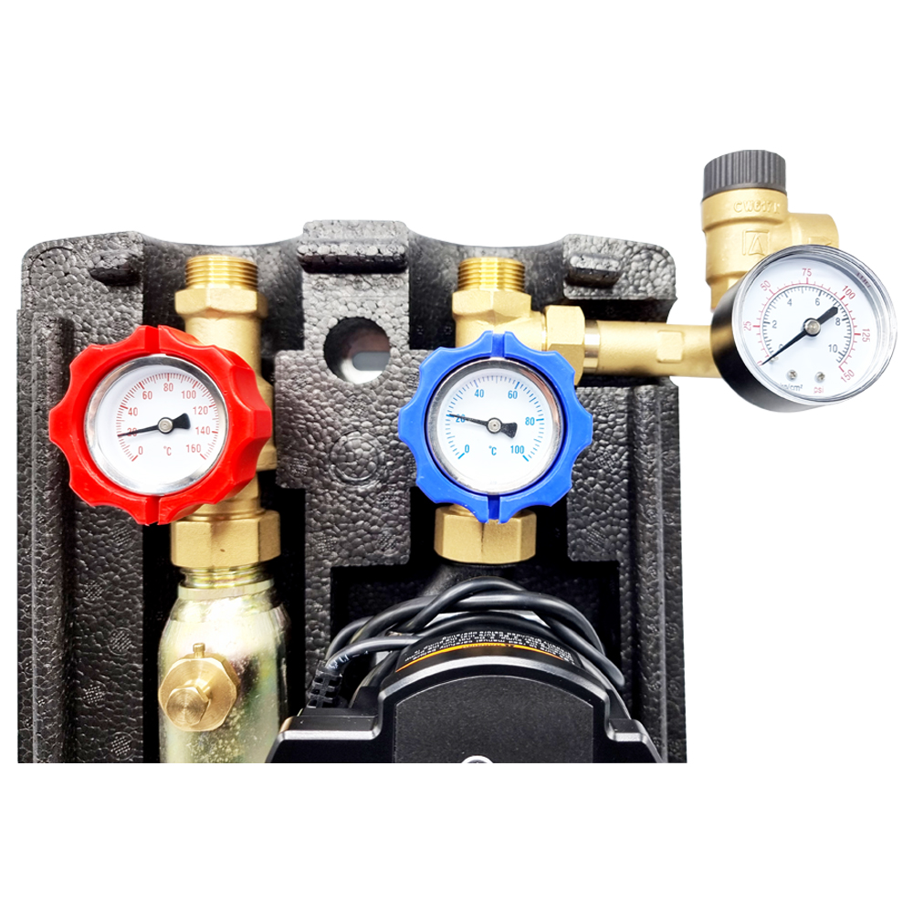 2-Stran-Hydra-03 Solarstation 2-Strang-Pumpengruppe Hocheffizienzpumpe Hydra GPS I 20-8-130 PWM2