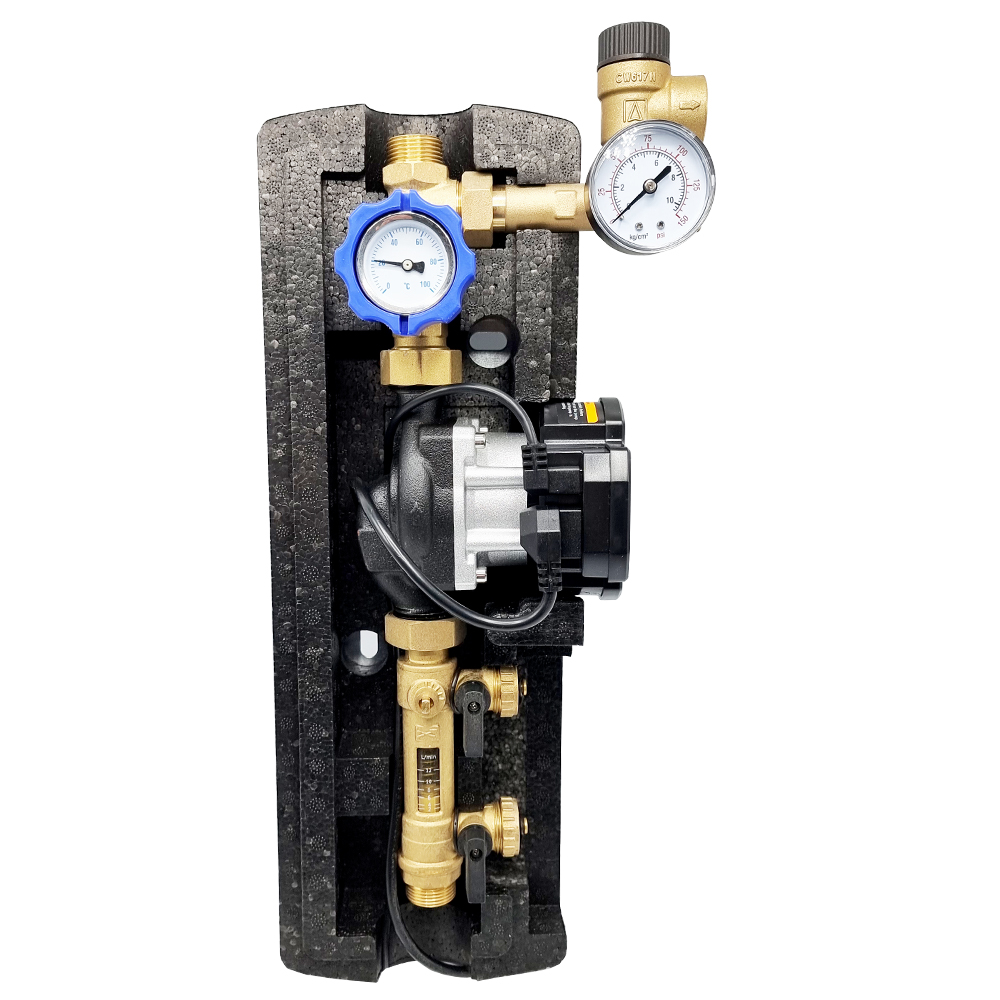 1-Stran-Hydra-02 Solarstation 1-Strang-Pumpengruppe Hocheffizienzpumpe Hydra GPS I 20-8-130 PWM2