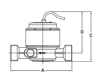Resol V40 Volumenmessteil 1,5 m³ bis 15,0 m³ Durchflussmesser Wasserzähler Resol V40 Volumenmessteil 1,5 m³ bis 15,0 m³ Durchflussmesser Wasserzähler