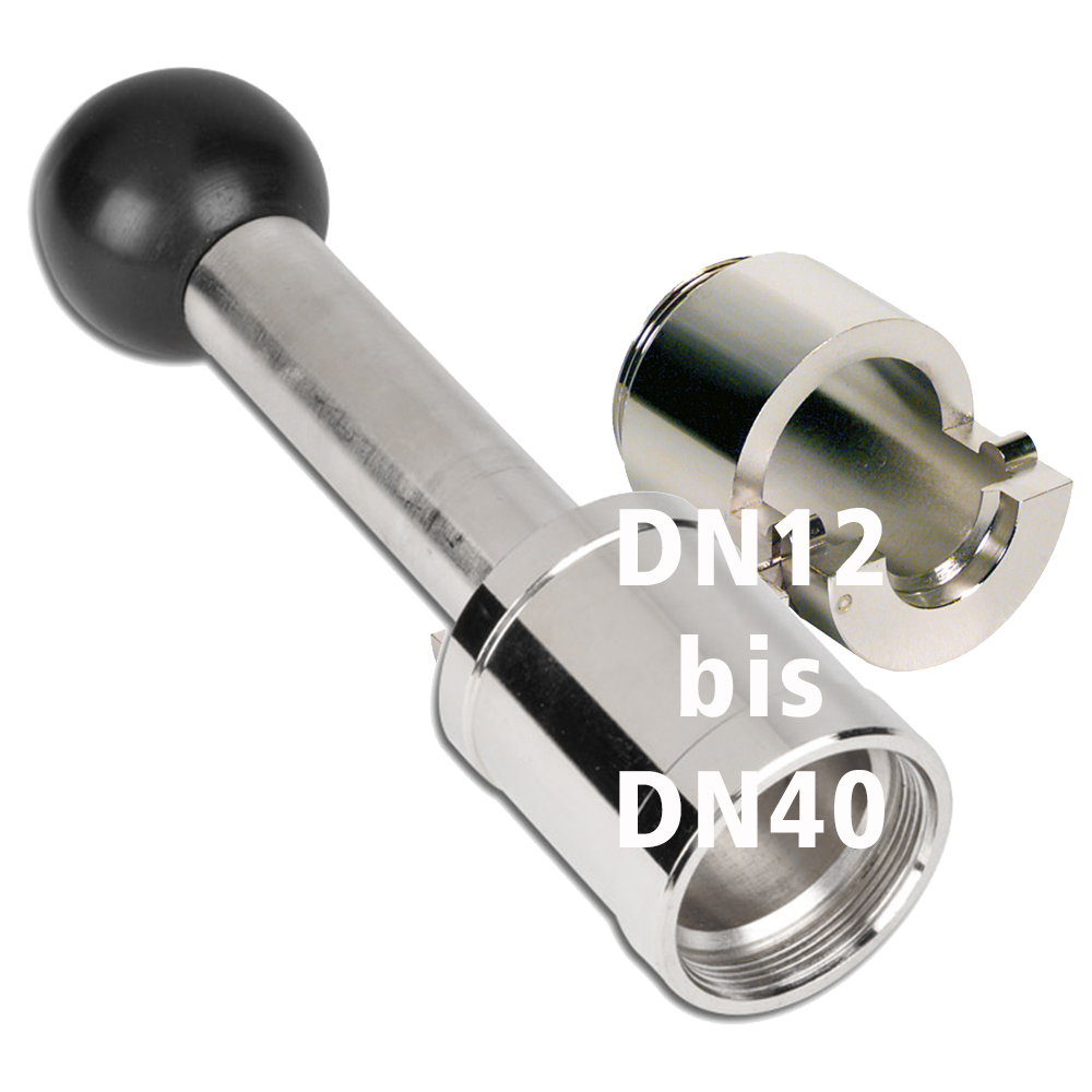 Profi-Schlagwerkzeug oder Klemmbacke DN12 - DN40 – Grundkörper aus massivem Stahl zur Bördelherstellung von Edelstahl- und Solarwellrohren