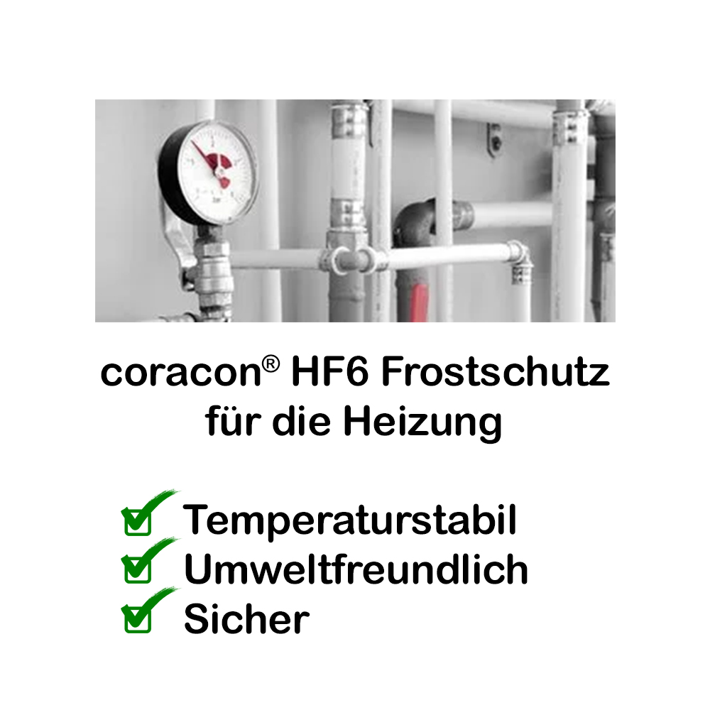 HF6-01 Coracon HF6 Konzentrat Heizungsschutz Frostschutz für Wasserheizungssysteme
