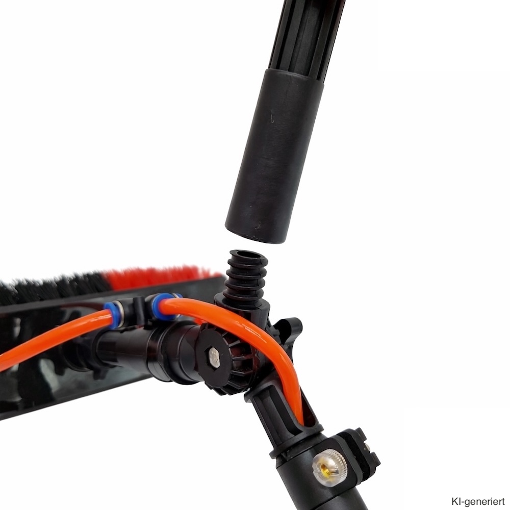 Sets Teleskop-Reinigung – Bürste & Abzieher für hohe und schwer erreichbare Flächen