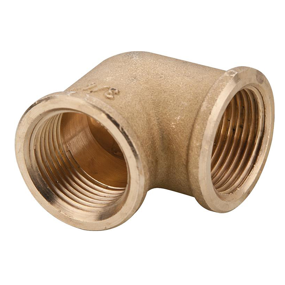 90° Messing Winkel 1 1/4" - DN32 - Innengewinde