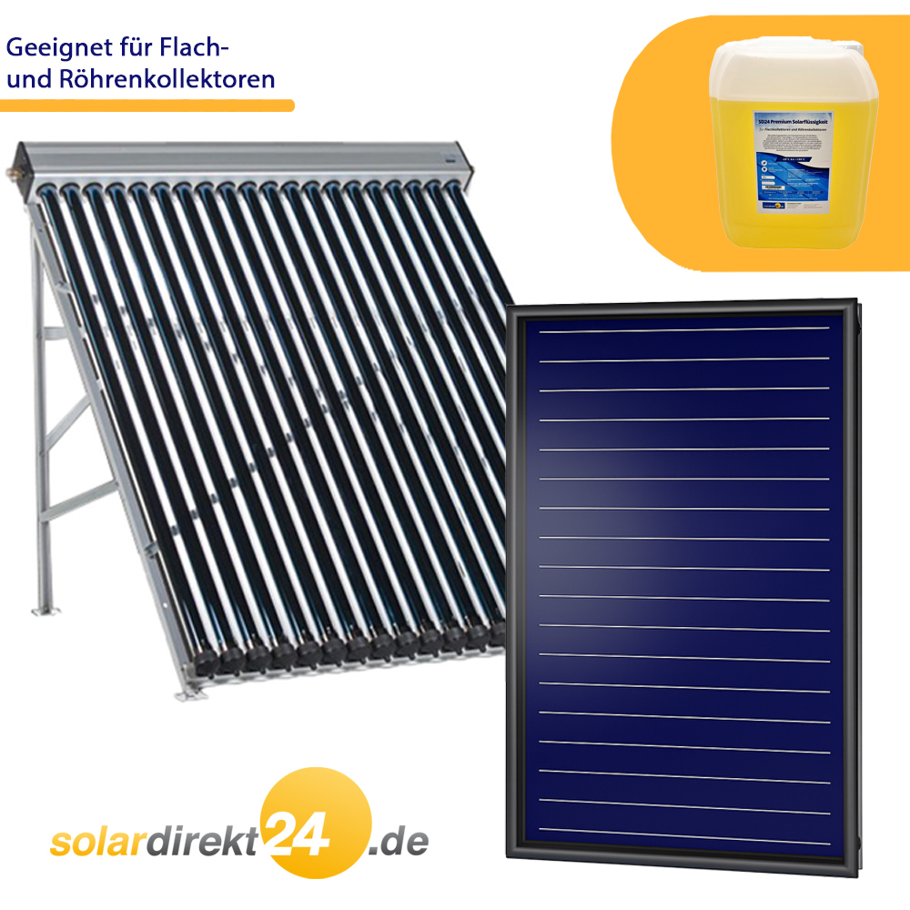 Solarflüssigkeit Frostschutz bis -28°C Wärmeträgermedium Solarliquid Solarflüssigkeit Frostschutz bis -28°C Wärmeträgermedium Solarliquid