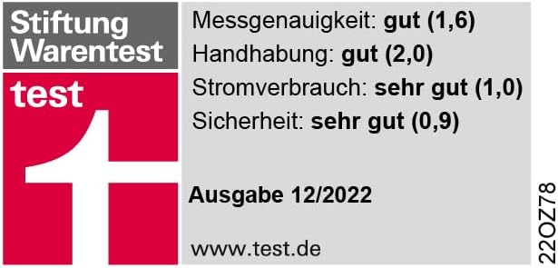 REV Stromzähler für Steckdose - Ausgezeichnet von Stiftung Warentest mit Note 1,7