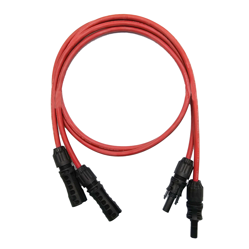 Verlangerungskabel-rot-01 Solar Verlängerungskabel mit MC4-Steckverbindern – IBC FlexiSun 1x6mm² Rot - 0% MwSt.