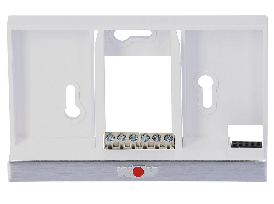 Wolf Wandsockel für BM-2 Bedienmodul, weiß