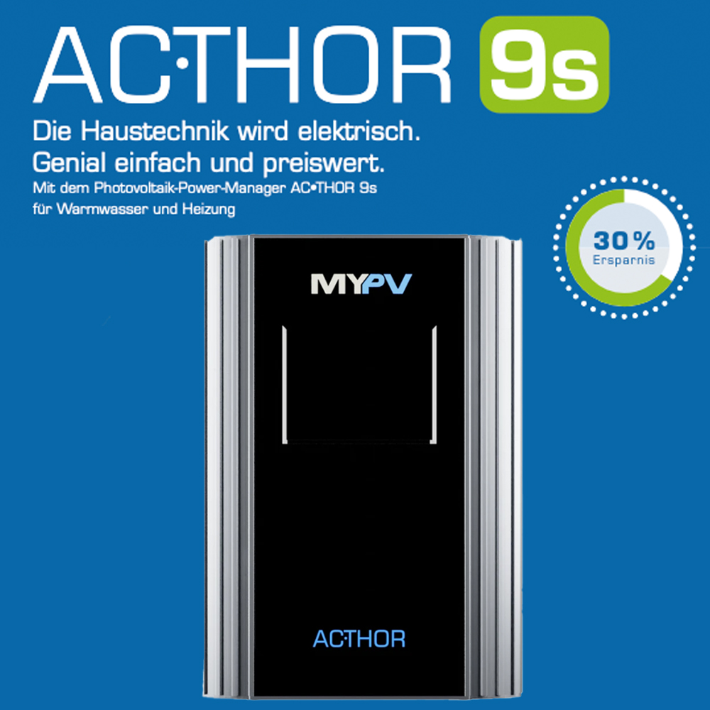 MyPV AC-Thor 9s PV Power Manager Heizung Warmwassersteuerung mit Solarstrom - 0% MwSt