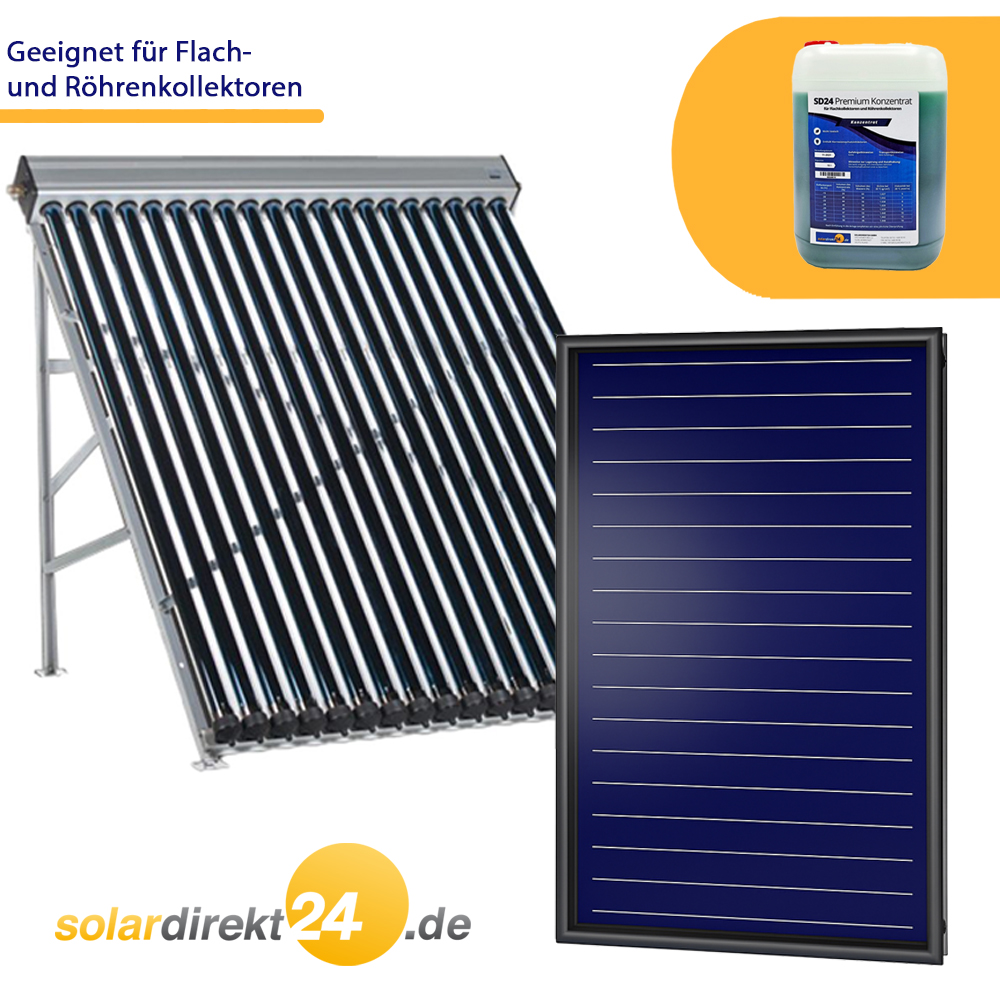 SD24 Premium Konzentrat Solarflüssigkeit Wärmeträgemedium Frostschutz -39°C SD24 Premium Konzentrat Solarflüssigkeit Wärmeträgemedium Frostschutz -39°C