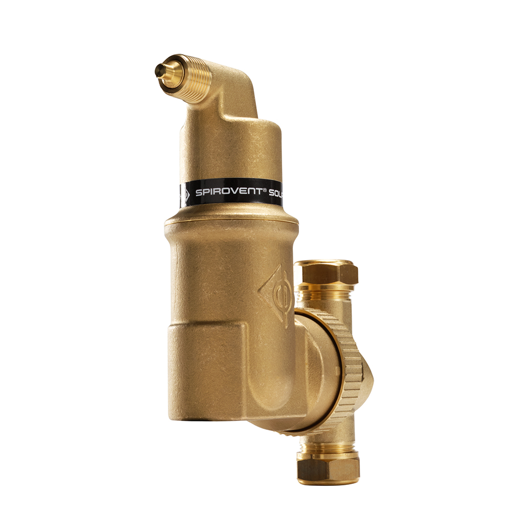 UA022WFBA08-02 1 Zoll AUTOCLOSE-LUFTABSCHEIDER - Universal - SpiroVent Solar bis 180°